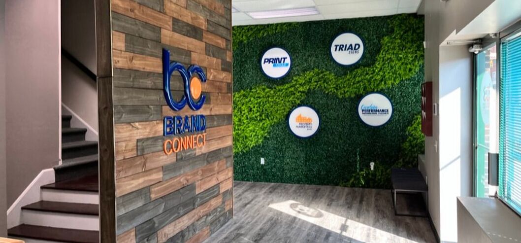 Brand Connect's Green Wall