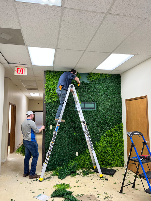 Always Best Care Green Wall Install