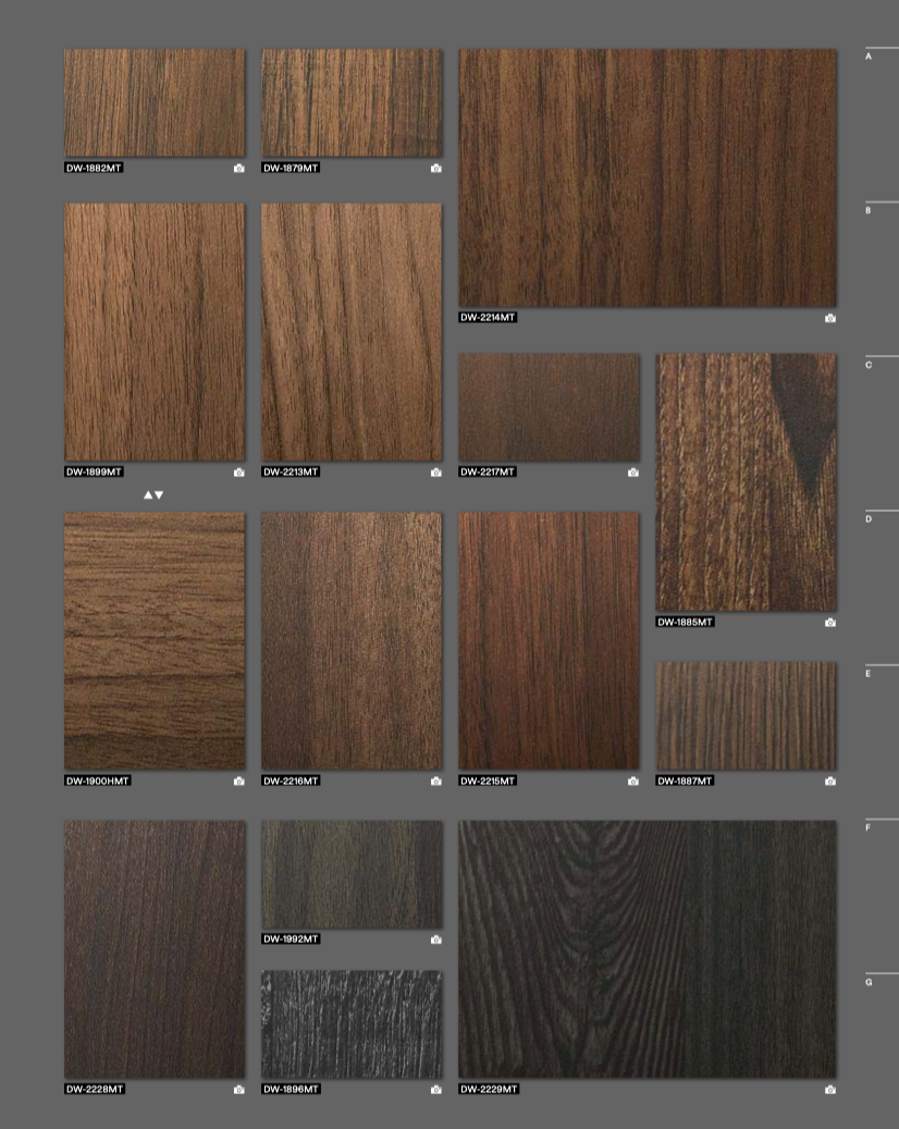 DiNoc Wood Samples